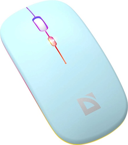 Мышь Defender Coda MB-261 (голубой/белый)