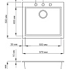 Кухонная мойка Omoikiri Bosen 57-BL (4993145)