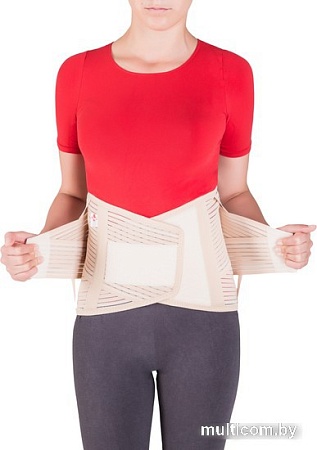 Корсет ортопедический пояснично-крестцовый MEK 3007 (M, бежевый)