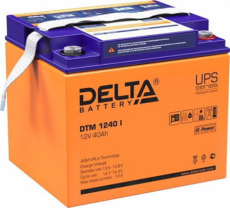 Аккумулятор для ИБП Delta DTM 1240 I (12В/40 А·ч)