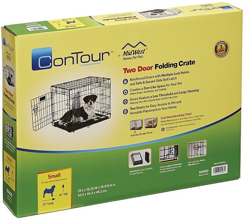 Клетка Midwest Contour для собак 2 двери 824DD (63x46x49см)