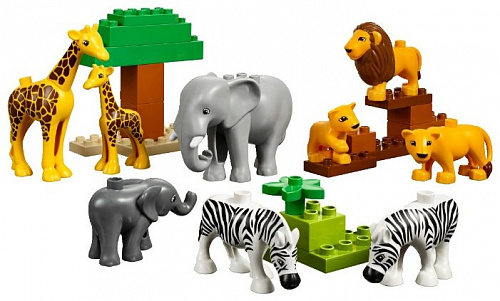 Конструктор LEGO Education PreSchool DUPLO Дикие животные 45012