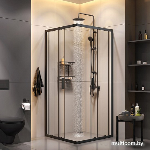 Душевой уголок AM.PM Gem S 90x90 WK93EP (черный)
