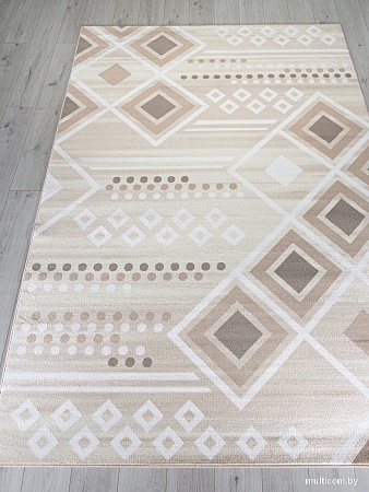 Ковер для жилой комнаты Merinos Iris МР24-STAN-CREAM-BROWN (1.6х2.3)