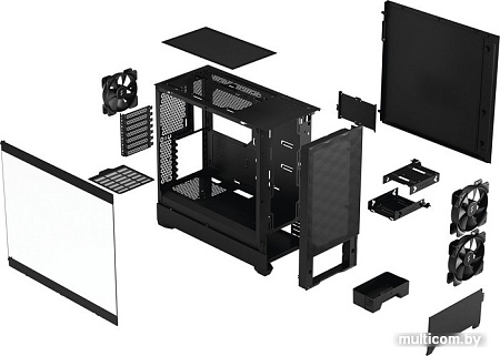 Корпус Fractal Design Pop Air Black TG Clear Tint FD-C-POA1A-02