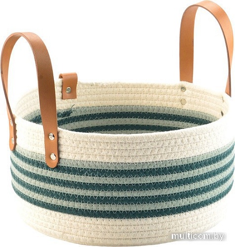 Корзина Bergenson Bjorn Helly TL-BB-BSKHL-CTN-30 (бежевый/зеленый)