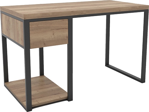 Стол Hype Mebel Дэск 110x50 (черный/дуб галифакс натуральный)