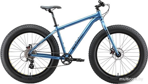 Велосипед Stark Fat 26.2 D р.17.5 2025 HQ-0017806 (берлинская лазурь/матовый черный)