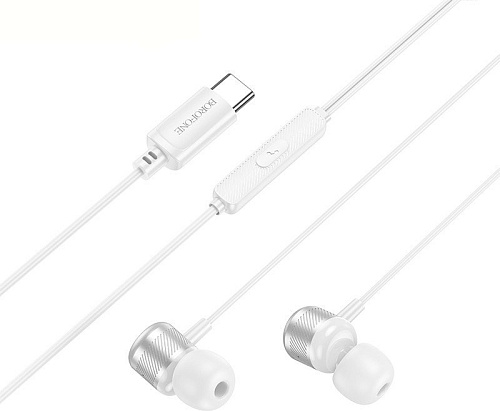 Наушники Borofone BM93 USB Type-C (белый)