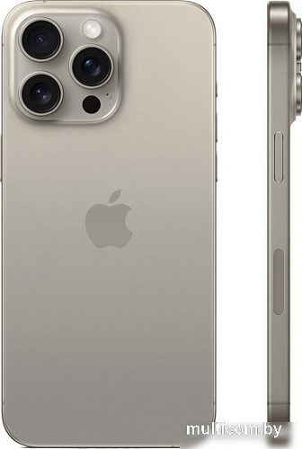 Смартфон Apple iPhone 15 Pro Max eSIM 1TB (природный титан)