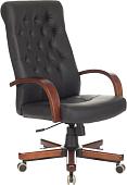 Офисное кресло Бюрократ T-9928WALNUT/ECO (черный)