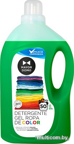 Гель для стирки Mayordomo для стирки цветного белья Gel Detergent Colored Clothes 3 л