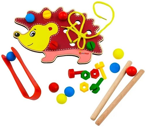 Сортер Alatoys С пинцетом Ежик СОР47