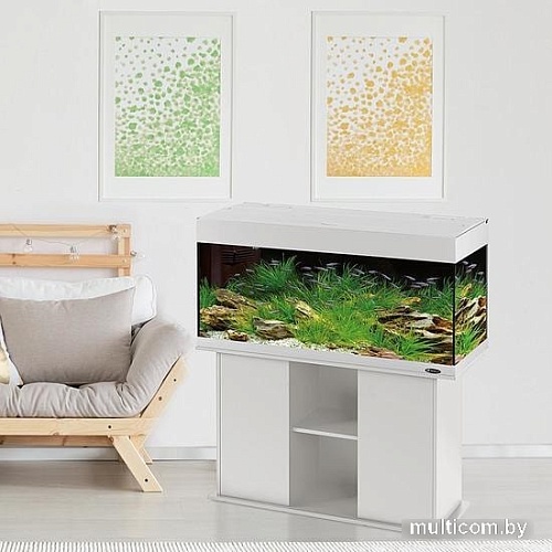 Аквариум Ferplast Dubai 100 led 240 л (белый)