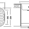 Кухонная мойка Ukinox Галант GAL730.480 GT8K 1R