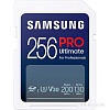 Карта памяти Samsung PRO Ultimate SDXC 256GB (с кардридером)