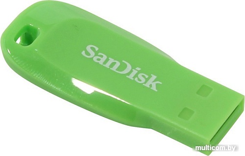 USB Flash SanDisk Cruzer Blade 16GB (зеленый) [SDCZ50C-016G-B35GE]