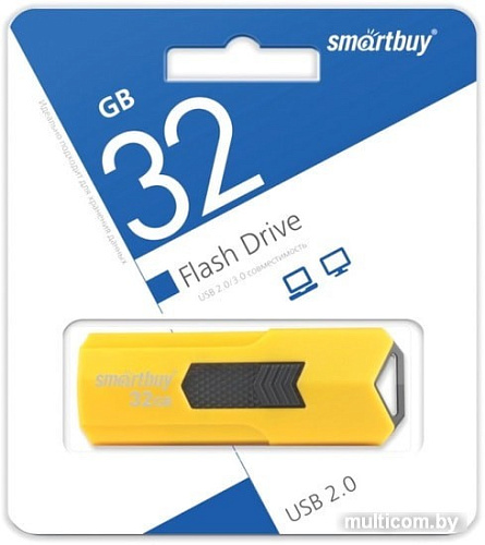 USB Flash Smart Buy Stream 32GB (желтый)