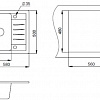 Кухонная мойка Granula 5803 (черный)