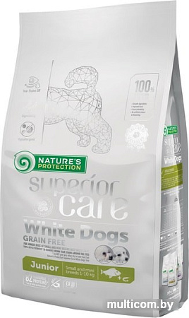 Сухой корм для собак Nature's Protection Superior Care GF White Dogs Junior Small & Mini Breeds 10 кг