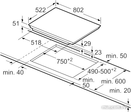 Варочная панель Bosch PVS851FB5E