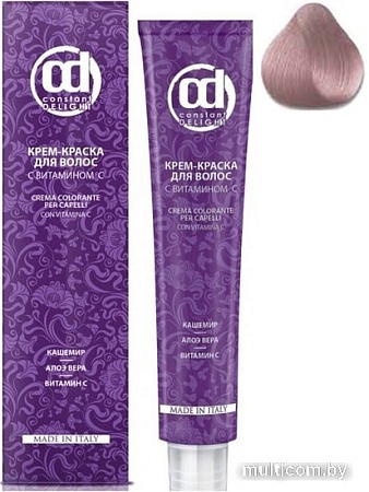 Крем-краска для волос Constant Delight Crema Colorante с витамином С 12/9 специальный блондин фиолетов.