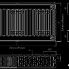 Радиатор Лидея ЛК 22-504 тип 22 500x400