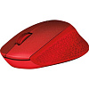 Мышь Logitech M330 Silent Plus (красный) [910-004911]