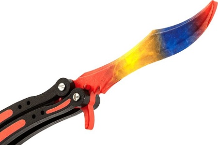 Модель ножа VozWooden Бабочка Мраморный Градиент 1001-0107