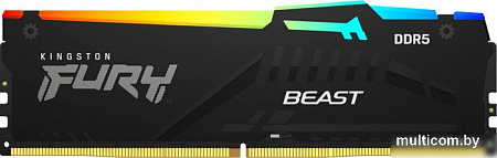 Оперативная память Kingston FURY Beast RGB 16ГБ DDR5 6800 МГц KF568C34BBA-16