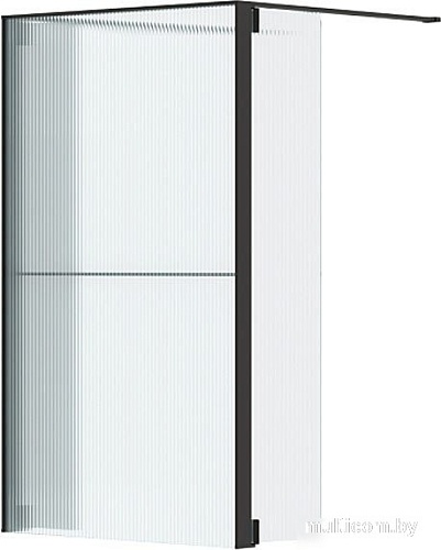 Душевая стенка Maxonor Pure Life PL-SE301AFF-7 (14030x2) (черный матовый)