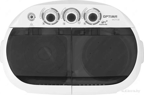 Активаторная стиральная машина Optima МСП-35 (белый/черный)