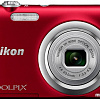 Фотоаппарат Nikon Coolpix A100 (красный)