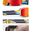 Горнолыжная маска (очки) RockBros SP160 (разноцветный/оранжевый)