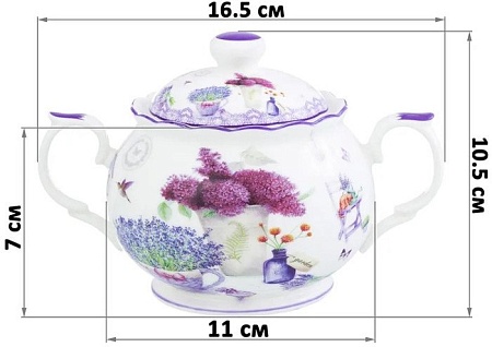 Сахарница Elan Gallery Лаванда 420150