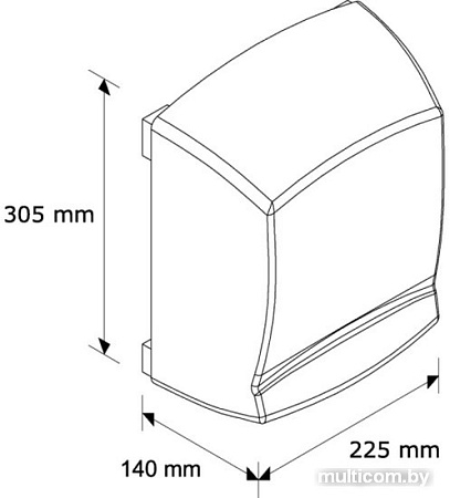 Сушилка для рук Merida Optima M99C