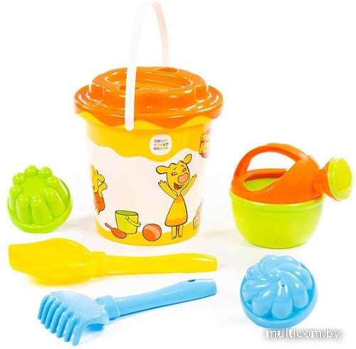 Набор игрушек для песочницы Полесье Оранжевая корова №5 83197