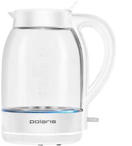 Электрический чайник Polaris PWK 1797CGL Water Way Pro (белый)