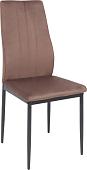 Стул AksHome Oreo (коричневый велюр HLR-49/черный)