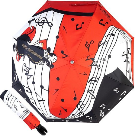 Зонт Moschino 7020-OCC Olivia Musician Red