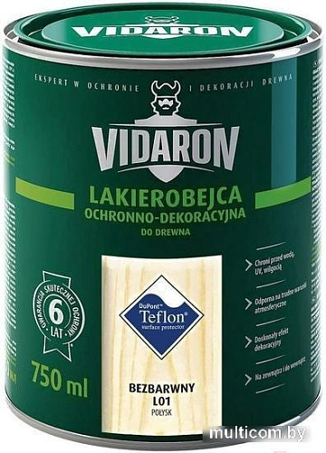 Лак Vidaron Лакобейц L01 0.75 л (бесцветный)