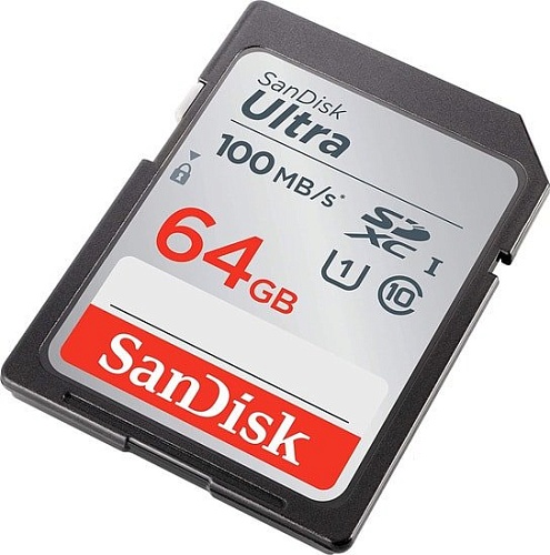 Карта памяти SanDisk Ultra SDXC SDSDUNR-064G-GN6IN 64GB
