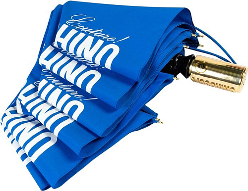Зонт Moschino 8730-OCA Couture Gold Blue