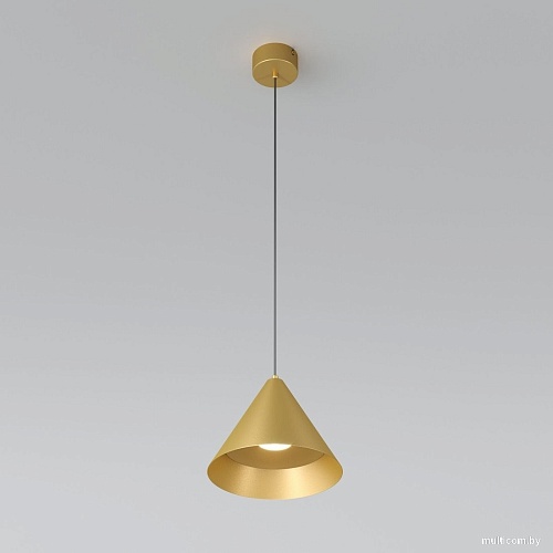Подвесная люстра Elektrostandard Conus 50316 LED 3000K (золото)