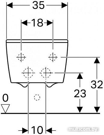Биде Geberit Xeno 2 500.501.01.1