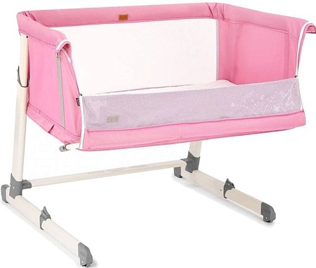 Приставная детская кроватка Nuovita Accanto Calma (розовый)