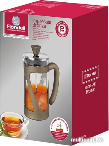 Френч-пресс Rondell Impressia Bronze RDS-1258