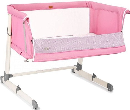 Приставная детская кроватка Nuovita Accanto Calma (розовый)
