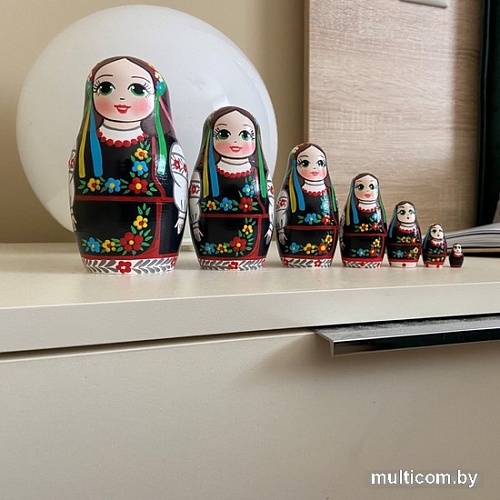 Развивающая игра Брестская Матрешка В украинской вышиванке (набор 7 шт)