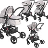 Универсальная коляска Lorelli Alba Classic (3 в 1, серый)